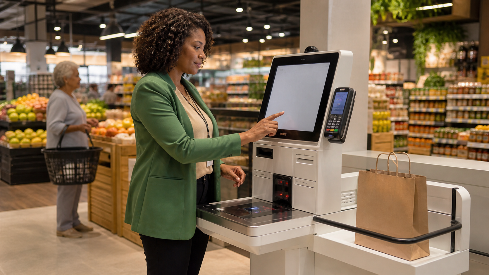 Self-checkout para supermercado no Brasil: integração com PDV e operação — UWYES news